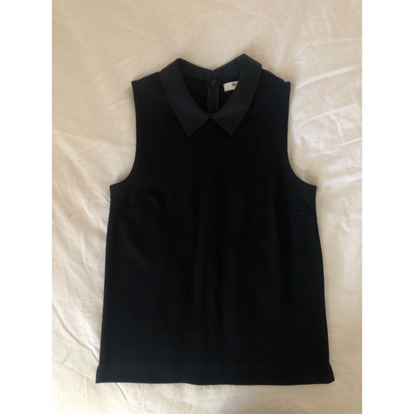 Madewell Tops - Madewell Black Collared Top (XS)